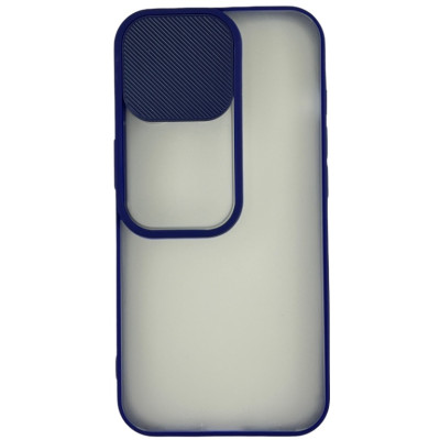 Накладка Camshield mate TPU зі шторкою на камеру для iPhone 13 Pro- синій Накладка Camshield mate TPU зі шторкою на камеру для iPhone 13 Pro- синій