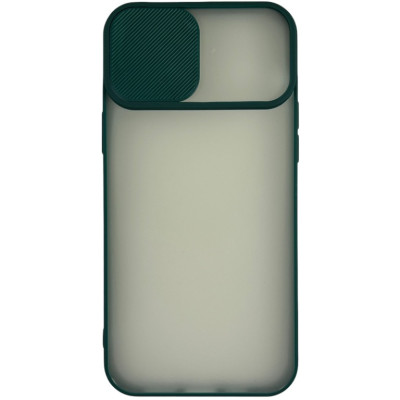 Накладка Camshield mate TPU зі шторкою на камеру для iPhone 13 Pro Max- зелений Накладка Camshield mate TPU зі шторкою на камеру для iPhone 13 Pro Max- зелений