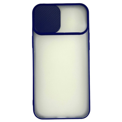 Накладка Camshield mate TPU зі шторкою на камеру для iPhone 13 Pro Max- синій Накладка Camshield mate TPU зі шторкою на камеру для iPhone 13 Pro Max- синій