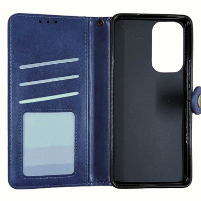 Чохол-книжка GETMAN Gallant шкіряний для Samsung A53 5G- синій