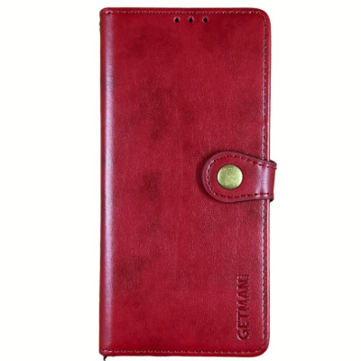 Чохол-книжка GETMAN Gallant шкіряний для Xiaomi Redmi 10C / Poco C40 - червоний Чохол-книжка GETMAN Gallant шкіряний для Xiaomi Redmi 10C / Poco C40 - червоний