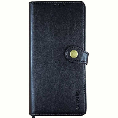 Чохол-книжка GETMAN Gallant шкіряний для Xiaomi Redmi Note 11 Pro 4G / 5G / Redmi Note 12 Pro 4G / Note 11E Pro - чорний