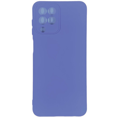 Накладка (з мікрофіброю) Silicone Cover Lakshmi Full Camera для Samsung M53 5G- бузковий