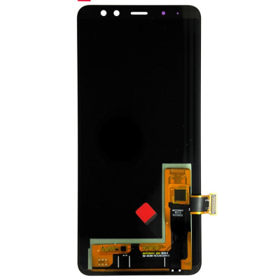 Дисплей для мобільного телефона Samsung A8 2018/A530 Oled з тачскріном Black