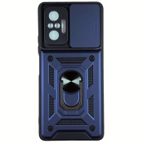 Протиударний чохол Camshield Serge Ring для Xiaomi Redmi Note 10 Pro / 10 Pro Max- синій