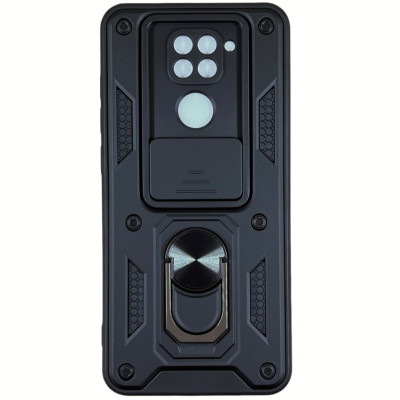 Протиударний чохол Camshield Serge Ring для Xiaomi Redmi Note 9- чорний Протиударний чохол Camshield Serge Ring для Xiaomi Redmi Note 9- чорний