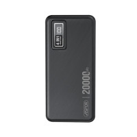 Power Bank Aspor A301 Fast Charge 20000mAh + cable USB/Micro/Lightning/Type-C (5V/2.4A)- чорний