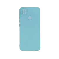 Накладка (з мікрофіброю) Soft Silk для Xiaomi Redmi 9C / Redmi 10A- бірюзовий