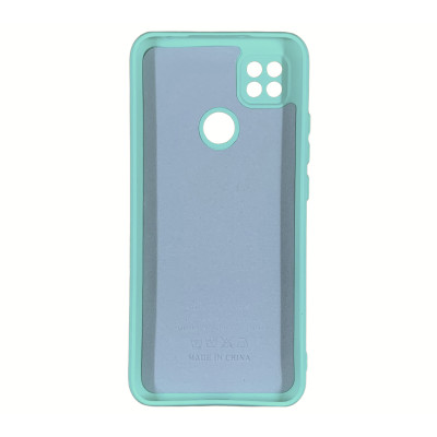 Накладка (з мікрофіброю) Soft Silk для Xiaomi Redmi 9C / Redmi 10A- бірюзовий
