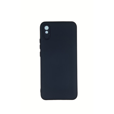 Накладка (з мікрофіброю) Soft Silk для Xiaomi Redmi 9A (тех.упаковка)- чорний
