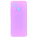 Накладка (з мікрофіброю) Soft Silk для Xiaomi Redmi 10C / Poco C40- рожевий
