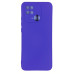 Накладка (з мікрофіброю) Soft Silk для Xiaomi Redmi 10C / Poco C40- бузковий