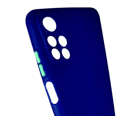 Накладка TPU Square Full Camera для Xiaomi Redmi Note 11 5G / Poco M4 Pro 5G синій