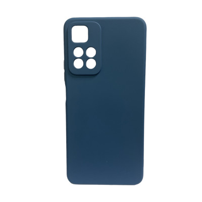 Накладка (з мікрофіброю) Silicone Cover Full Camera (AA) для Xiaomi Redmi Note 11 Pro (China) / Note 11 Pro+ 5G- сапфір