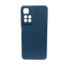 Накладка (з мікрофіброю) Silicone Cover Full Camera (AA) для Xiaomi Redmi Note 11 Pro (China) / Note 11 Pro+ 5G- сапфір