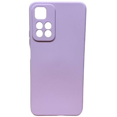 Накладка (з мікрофіброю) Silicone Cover Full Camera (AA) для Xiaomi Redmi Note 11 Pro (China) / Note 11 Pro+ 5G- фіолетовий