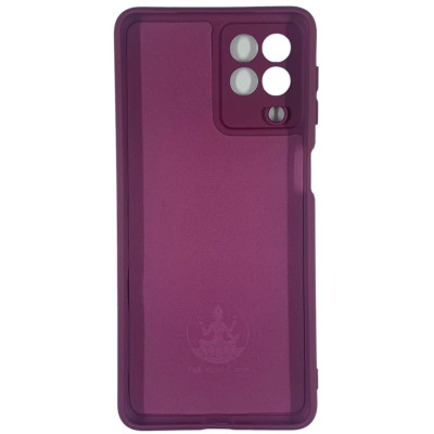 Накладка (з мікрофіброю) Silicone Cover Lakshmi Full Camera для Samsung M33 5G- марсала