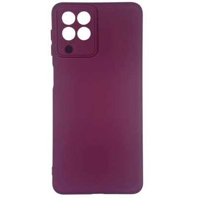 Накладка (з мікрофіброю) Silicone Cover Lakshmi Full Camera для Samsung M33 5G- марсала