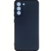 Накладка (з мікрофіброю) Silicone Cover Lakshmi Full Camera для Samsung S21 FE- чорний