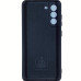 Накладка (з мікрофіброю) Silicone Cover Lakshmi Full Camera для Samsung S21 FE- чорний
