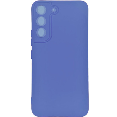 Накладка (з мікрофіброю) Silicone Cover Lakshmi Full Camera для Samsung S22- бузковий
