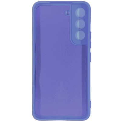 Накладка (з мікрофіброю) Silicone Cover Lakshmi Full Camera для Samsung S22- бузковий