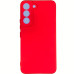 Накладка (з мікрофіброю) Silicone Cover Lakshmi Full Camera для Samsung S22- червоний