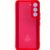 Накладка (з мікрофіброю) Silicone Cover Lakshmi Full Camera для Samsung S22- червоний