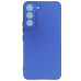 Накладка (з мікрофіброю) Silicone Cover Lakshmi Full Camera для Samsung S22- темно-синій