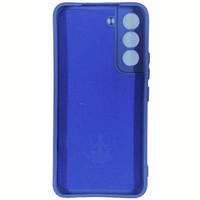 Накладка (з мікрофіброю) Silicone Cover Lakshmi Full Camera для Samsung S22- темно-синій