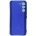 Накладка (з мікрофіброю) Silicone Cover Lakshmi Full Camera для Samsung S22- темно-синій