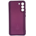 Накладка (з мікрофіброю) Silicone Cover Lakshmi Full Camera для Samsung S22 Plus- марсала