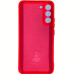 Накладка (з мікрофіброю) Silicone Cover Lakshmi Full Camera для Samsung S22 Plus- червоний