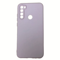 Накладка (з мікрофіброю) Silicone Cover Lakshmi Full Camera для Xiaomi Redmi Note 8T- рожевий пісок