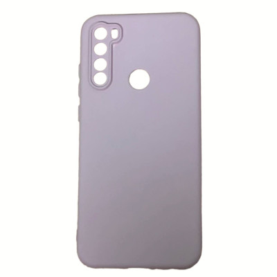 Накладка (з мікрофіброю) Silicone Cover Lakshmi Full Camera для Xiaomi Redmi Note 8T- рожевий пісок