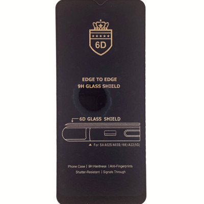 Скло захисне 6D Premium Black Edition для Samsung A22 5G- чорний Скло захисне 6D Premium Black Edition для Samsung A22 5G- чорний