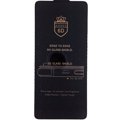 Скло захисне 6D Premium Black Edition для Samsung A73 / Oppo Reno 12- чорний Скло захисне 6D Premium Black Edition для Samsung A73 / Oppo Reno 12- чорний