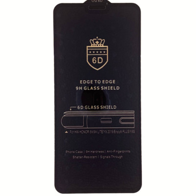 Скло захисне 6D Premium Black Edition для Huawei Honor 8X- чорний Скло захисне 6D Premium Black Edition для Huawei Honor 8X- чорний