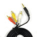 Кабель 3.5mm/3RCA (3м) good