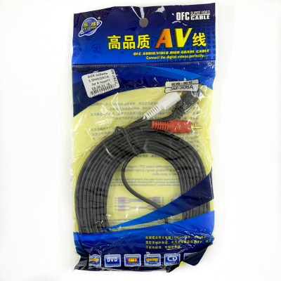 Кабель 3.5mm/2RCA (3м) good Кабель 3.5mm/2RCA (3м) good