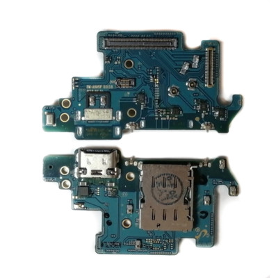 Нижня плата для Samsung A80/A805 (конектор зарядки, мікрофон) Original