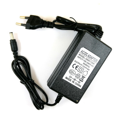 Мережевий зарядний пристрій 12V/4A (5.5 * 2.5mm) Мережевий зарядний пристрій 12V/4A (5.5 * 2.5mm)