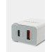 Мережевий зарядний пристрій Aspor A826 PD 20W + QC Fast Charger + USB кабель Type-C- білий