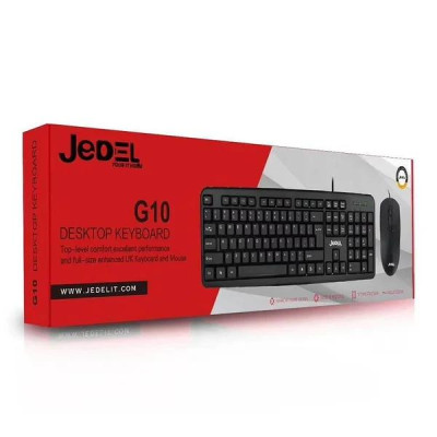 Клавіатура дротова Jedel G10 + миша Клавіатура дротова Jedel G10 + миша