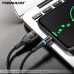 USB кабель Tornado TX5 Magnetic Micro (2,4A/1м)- чорний