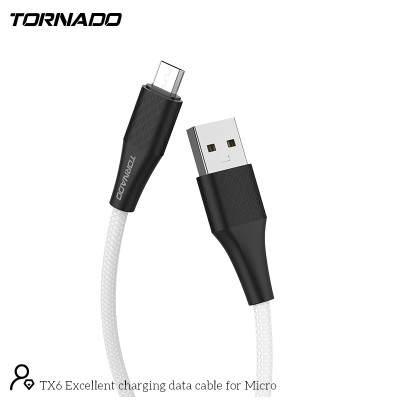 USB кабель Tornado TX6 Micro (3,0A/1м)- білий