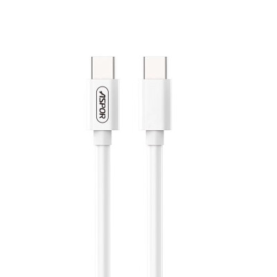 Мережевий зарядний пристрій Aspor A826 PD + QC Fast Charger 2в1 Type-C to Type-C- білий Мережевий зарядний пристрій Aspor A826 PD + QC Fast Charger 2в1 Type-C to Type-C- білий