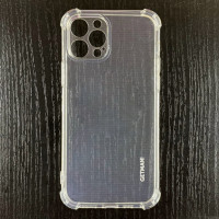 Накладка GETMAN посилені кути для iPhone 12 Pro- прозорий Накладка GETMAN посилені кути для iPhone 12 Pro- прозорий