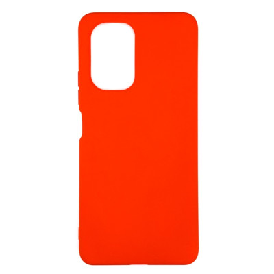Накладка (з мікрофіброю) Silk SMTT для Xiaomi Mi 11i / Poco F3 / Redmi K40- червоний