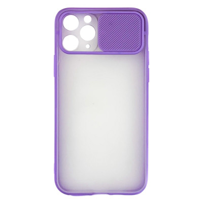 Накладка Camshield mate TPU зі шторкою на камеру для iPhone 11 Pro- бузковий Накладка Camshield mate TPU зі шторкою на камеру для iPhone 11 Pro- бузковий